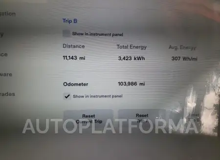 TESLA MODEL X 2017 vin 5YJXCDE20HF068609 from auto auction Copart