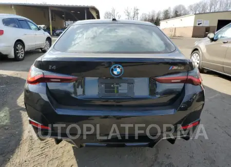 BMW I4 M50 2024 vin WBY33AW07RFR72365 from auto auction Copart