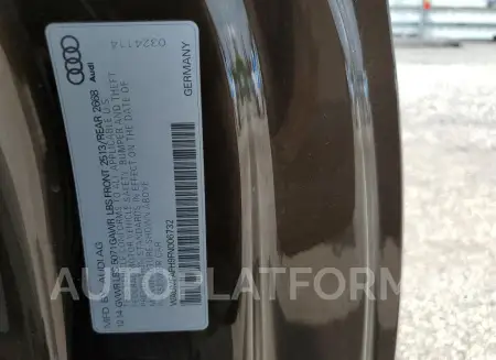 AUDI A5 PREMIUM 2015 vin WAUMFAFH9FN006732 from auto auction Copart