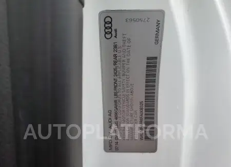 AUDI A5 PREMIUM 2015 vin WAUMFAFR6FA008325 from auto auction Copart