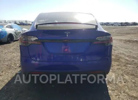 TESLA MODEL X 2022 vin 7SAXCBE67NF331653 from auto auction Copart