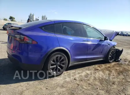 TESLA MODEL X 2022 vin 7SAXCBE67NF331653 from auto auction Copart