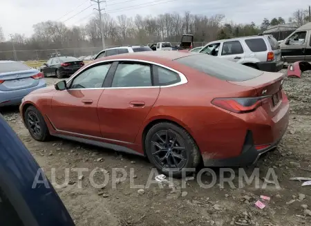 BMW I4 EDRIVE3 2023 vin WBY43AW06PFP65290 from auto auction Copart