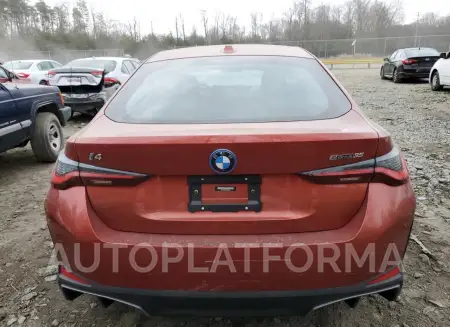 BMW I4 EDRIVE3 2023 vin WBY43AW06PFP65290 from auto auction Copart