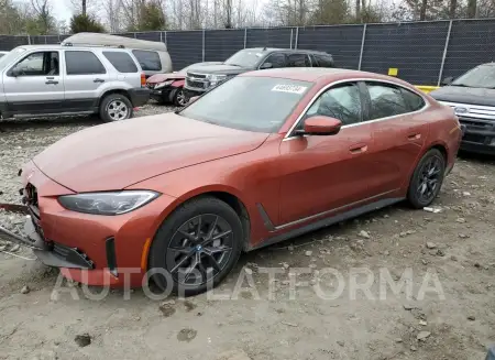 BMW I4 2023 2023 vin WBY43AW06PFP65290 from auto auction Copart