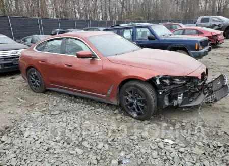 BMW I4 EDRIVE3 2023 vin WBY43AW06PFP65290 from auto auction Copart