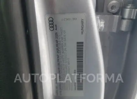 AUDI S3 PRESTIG 2015 vin WAUFFGFF5F1105954 from auto auction Copart