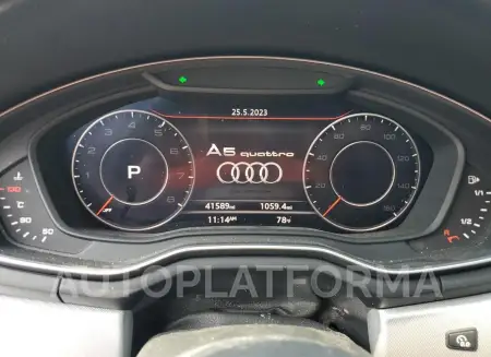 AUDI A5 PRESTIG 2018 vin WAUCNCF59JA023515 from auto auction Copart