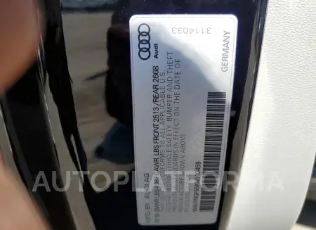 AUDI A5 PREMIUM 2019 vin WAUYNGF55KN010459 from auto auction Copart