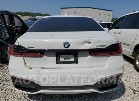 BMW 750 XI 2022 vin WBA7U2C0XNCH58301 from auto auction Copart