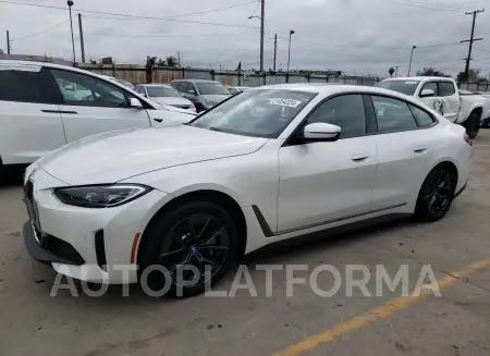 BMW I4 2023 2023 vin WBY73AW0XPFR31159 from auto auction Copart