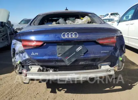 AUDI A5 PREMIUM 2021 vin WAUFACF5XMA004324 from auto auction Copart