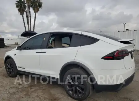 TESLA MODEL X 2022 vin 7SAXCAE55NF350011 from auto auction Copart