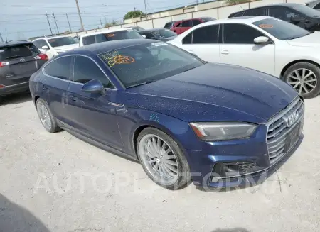 AUDI A5 PRESTIG 2018 vin WAUFNCF50JA126917 from auto auction Copart