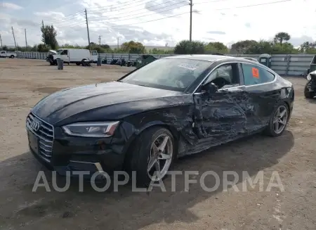 AUDI A5 PREMIUM 2018 vin WAUENCF58JA030061 from auto auction Copart