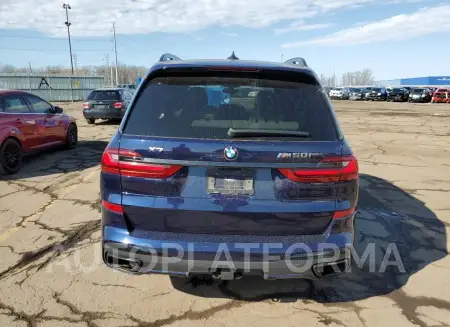 BMW X7 M50I 2022 vin 5UXCX6C00N9J83280 from auto auction Copart