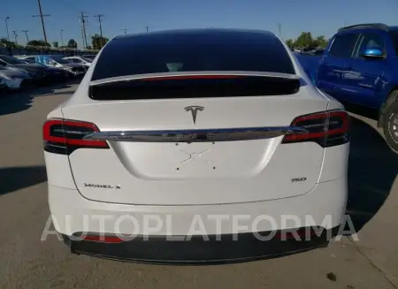 TESLA MODEL X 2017 vin 5YJXCAE25HF052047 from auto auction Copart