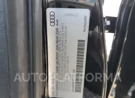 AUDI S3 PREMIUM 2015 vin WAUBFGFF2F1121236 from auto auction Copart