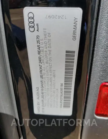 AUDI A5 PREMIUM 2018 vin WAUENCF58JA095184 from auto auction Copart