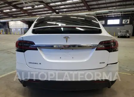 TESLA MODEL X 2017 vin 5YJXCBE2XHF042491 from auto auction Copart