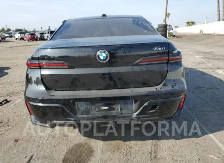 BMW 740 I 2023 vin WBA23EH03PCL90180 from auto auction Copart