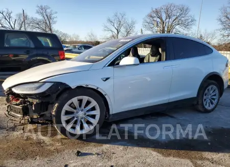 TESLA MODEL X 2018 vin 5YJXCBE2XJF126560 from auto auction Copart