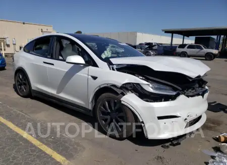 TESLA MODEL X 2022 vin 7SAXCBE51NF349413 from auto auction Copart