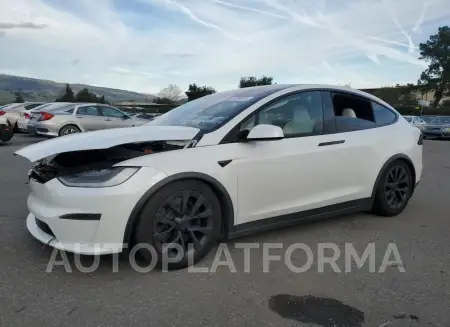 TESLA MODEL X 2022 vin 7SAXCDE58NF337299 from auto auction Copart