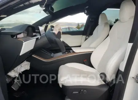 TESLA MODEL X 2022 vin 7SAXCDE58NF337299 from auto auction Copart