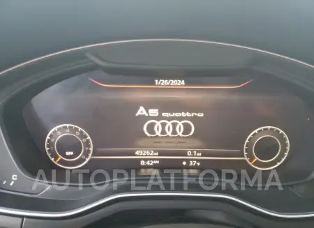 AUDI A5 PREMIUM 2018 vin WAUBNCF58JA070658 from auto auction Copart