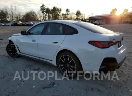 BMW I4 M50 2023 vin WBY33AW05PFN69949 from auto auction Copart