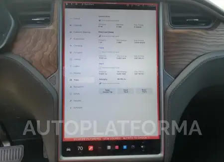 TESLA MODEL X 2020 vin 5YJXCDE21LF306153 from auto auction Copart