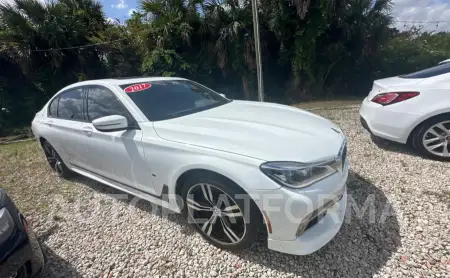 BMW 740 I 2017 vin WBA7E2C51HG740496 from auto auction Copart