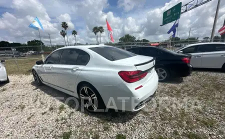 BMW 740 I 2017 vin WBA7E2C51HG740496 from auto auction Copart