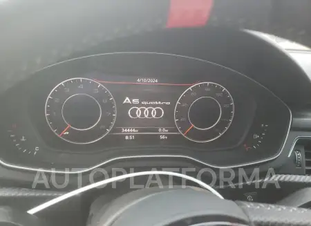 AUDI A5 PREMIUM 2018 vin WAU8NAF57JA037651 from auto auction Copart