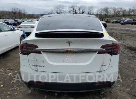 TESLA MODEL X 2016 vin 5YJXCAE20GF017608 from auto auction Copart