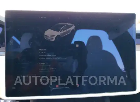 TESLA MODEL X 2022 vin 7SAXCBE59NF361065 from auto auction Copart