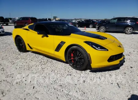 CHEVROLET CORVETTE Z 2015 vin 1G1YR2D68F5601812 from auto auction Copart