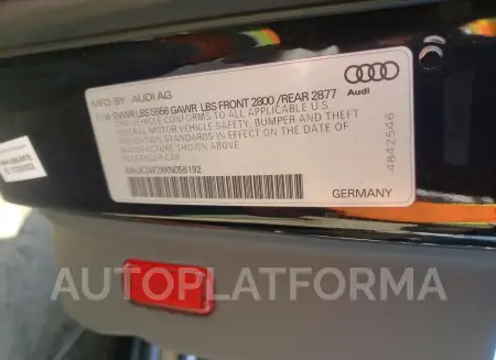 AUDI A6 PREMIUM 2019 vin WAUK2AF2XKN056192 from auto auction Copart