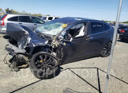 TESLA MODEL X 2018 vin 5YJXCBE29JF091008 from auto auction Copart