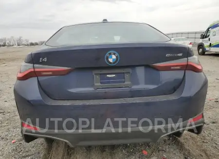 BMW I4 EDRIVE4 2022 vin WBY73AW0XNFM41611 from auto auction Copart