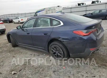 BMW I4 EDRIVE4 2022 vin WBY73AW0XNFM41611 from auto auction Copart