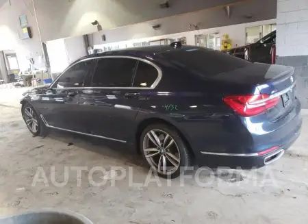 BMW 750 XI 2016 vin WBA7F2C57GG417274 from auto auction Copart