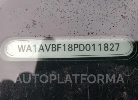 AUDI Q8 PREMIUM 2023 vin WA1AVBF18PD011827 from auto auction Copart