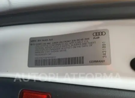 AUDI A5 PREMIUM 2023 vin WAUFACF54PA008227 from auto auction Copart