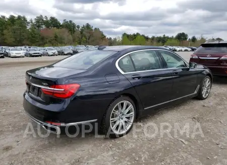 BMW 750 XI 2016 vin WBA7F2C54GG419550 from auto auction Copart