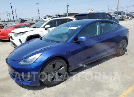 TESLA MODEL 3 2022 vin 5YJ3E1EA8NF304384 from auto auction Copart