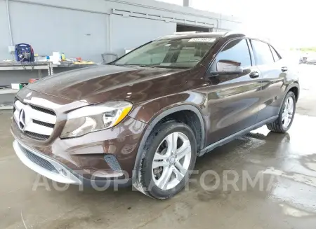 Mercedes-Benz GLA250 2015 2015 vin WDCTG4EB5FJ182365 from auto auction Copart