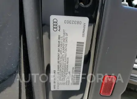 AUDI A6 PREMIUM 2024 vin WAUE3BF20RN037094 from auto auction Copart