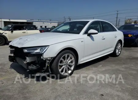 Audi A4 2019 2019 vin WAUENAF4XKN001277 from auto auction Copart